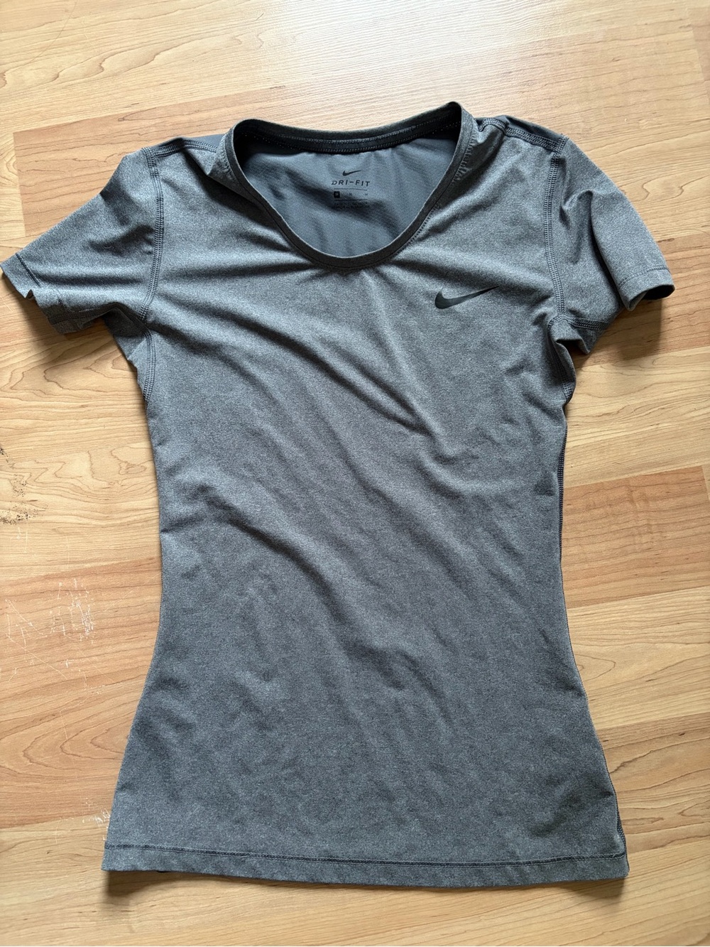 Nike Women's Short Sleeve Dri-FIT Tee - Gray